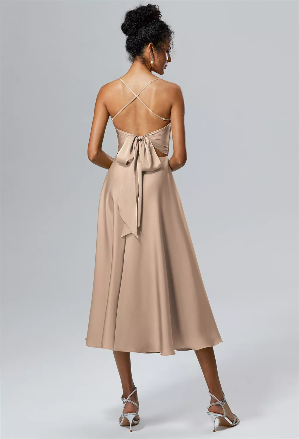 AW Vina Taupe  Spring Wedding Guest Dresses